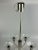 Mid-Century Space Age Chandelier in Metal & Glass, 1970s For Sale - Image 6 of 13