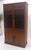 Solid Teak Multiple Fitted Drawers Amber Textured Glass Doors Cabinet Credenza For Sale - Image 10 of 16