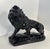 Italian Artist, Art Deco Lion, 1930s, Black Polished Fired Clay For Sale - Image 4 of 11