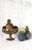 Dramatic pedestal planter or bowl with a pedestal base and lurid designs. I can see this for keys, jewelry or as a...