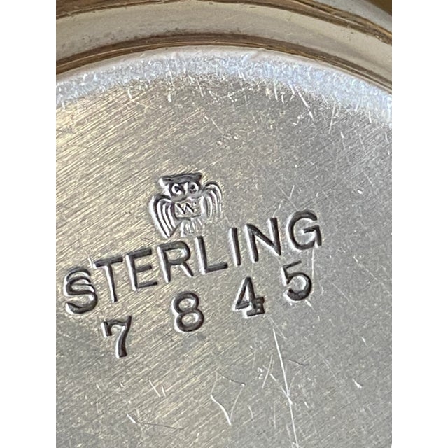 Neoclassical Sterling Siver Creamers, Set of 2 (5.5 Oz) For Sale - Image 9 of 12