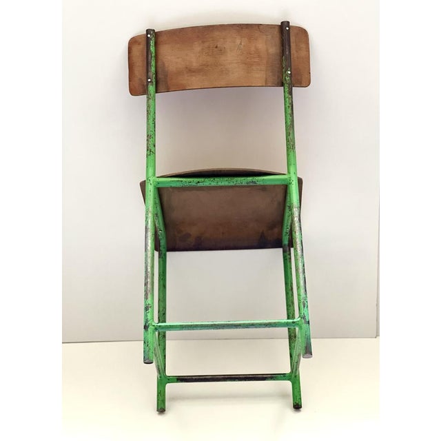Mid-Century Modern Industrial Wooden Chair, 1970s For Sale - Image 3 of 18