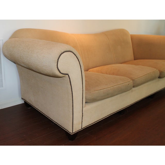 Down Rolled Arm Sofa by Barbara Barry for Baker Chairish