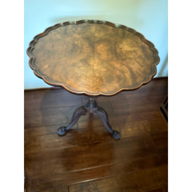 Early 20th Century Johnson Handley Johnson Pie Crust Table, One Owner For Sale In Los Angeles - Image 6 of 11