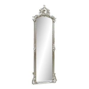 French Style Silver Floor Mirror