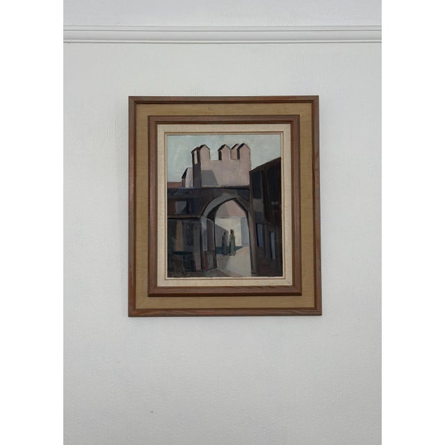 Reuben Hedin, Entrance, 1950s, Oil on Canvas, Framed For Sale - Image 9 of 18