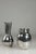 Pair of Vases Art Deco Just Andersen Dennmark, 1930 Pewter vase "Just" mark engraved under the bottom two-handle vase: h...