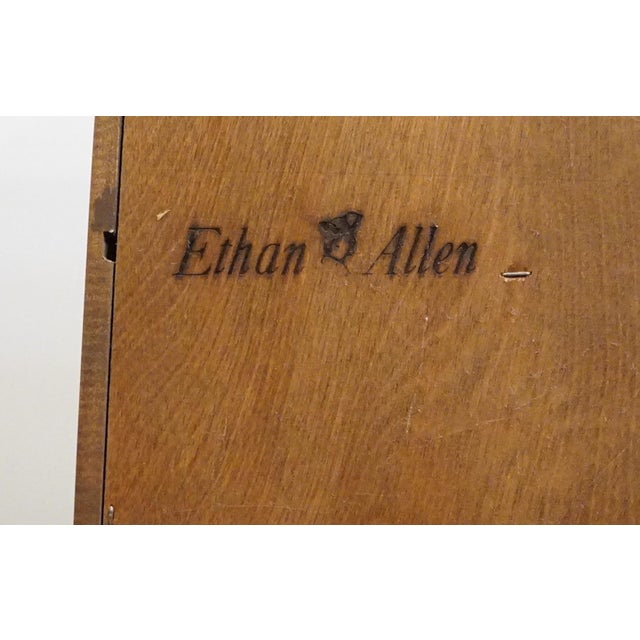 Ethan Allen Heirloom Nutmeg Maple Colonial Early American 30" Bookcase / Wall Unit 10-9026 For Sale - Image 9 of 10