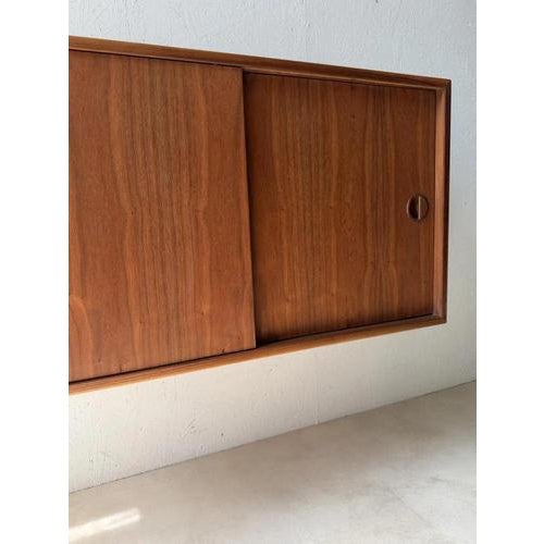 Danish Teak Wall Sideboard from HG Furniture, 1960s For Sale - Image 8 of 17