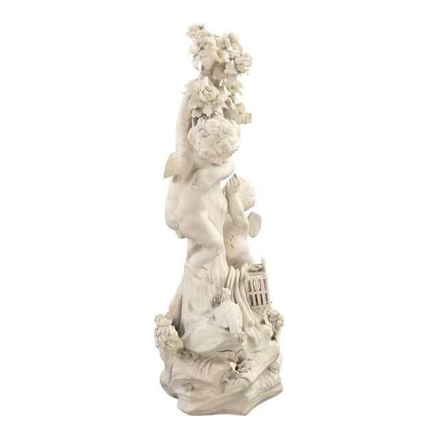 Ceramic Four Elements No. 48 Nude Figure Group from Derby, 1773 For Sale - Image 6 of 10