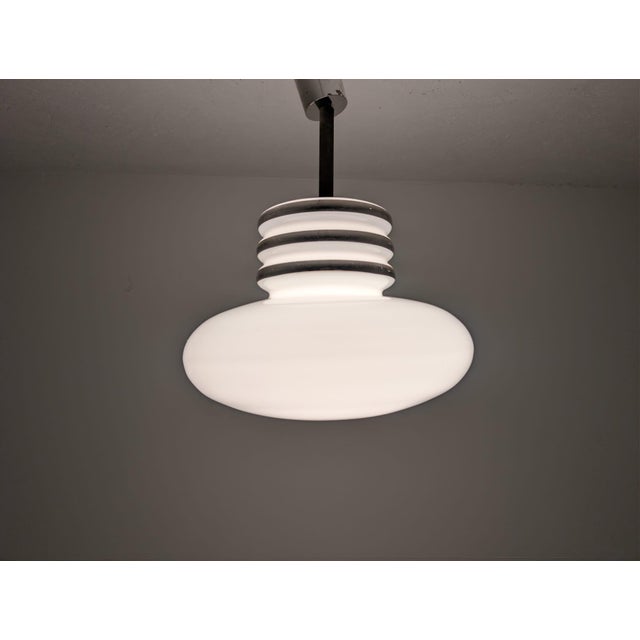 Opal Glass Pendant Lamp by Peill & Putzler, 1960s For Sale - Image 12 of 17