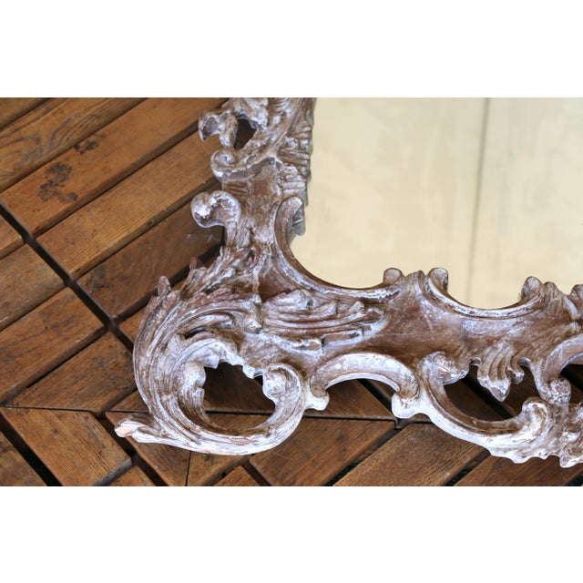 Vintage La Barge Italian Rococo Style Carved Wall Mirror, Circa 1970s For Sale - Image 9 of 18
