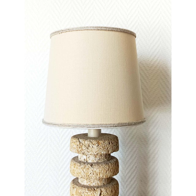 1970s Brutalist Stone Lamp in the style of Tormos, 1970 For Sale - Image 5 of 13