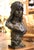 Commanding in scale and beautifully modeled, this antique Belgian bronze bust titled Judith is the work of sculptor Albert...