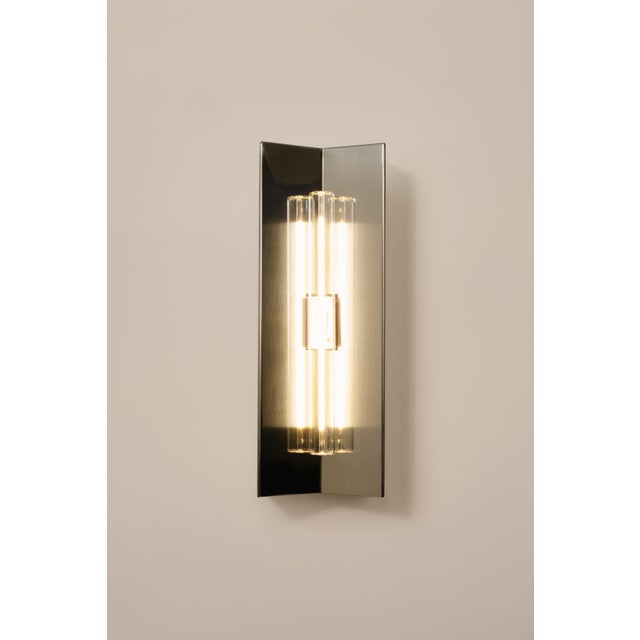 Small Arrow Stainless Steel Table Lamp without Diffuser by Violaine d'Harcourt For Sale - Image 4 of 10