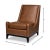 Contemporary Leather Accent Chair For Sale - Image 12 of 12