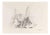 Gaspare De Fiore, Piazza di Spagna-Rome, Drawing on Paper, 1974 For Sale