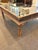 Brown Antique Indian Wood & Iron Carved Door Cocktail Table. For Sale - Image 8 of 8