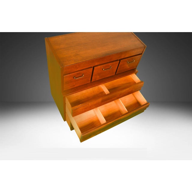 American of Martinsville HighBoy Dresser Chest Mid-Century Modern For Sale - Image 16 of 16