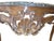 Late 20th Century Sherrill Made in Italy Carved Wood & Marble Console Table For Sale - Image 9 of 10
