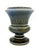1950s Wade Pottery Ireland Blue Pedestal Shamrock Vase, Irish Porcelain Urn - Neoclassical / Traditional / English Country For Sale - Image 9 of 15