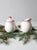 1990s Vintage Royal Season Stoneware Snowman Creamer & Sugar Bowl Set For Sale - Image 5 of 10