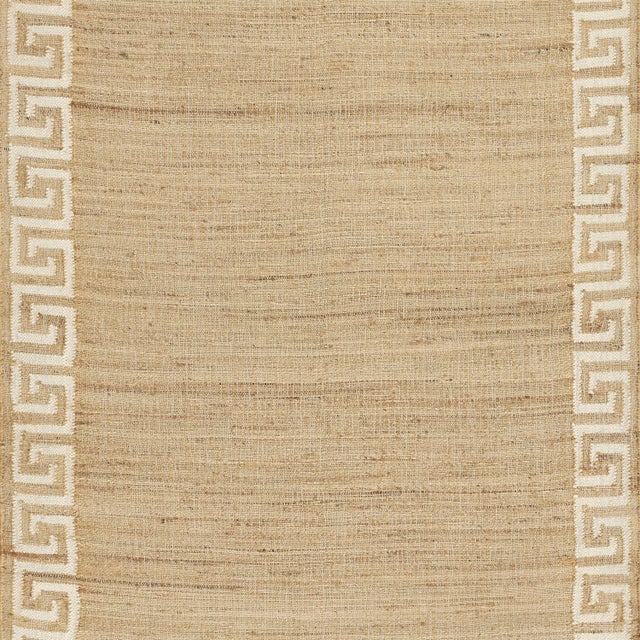Erin Gates by Momeni Orchard Ivory Greek Key Hand Woven Rug 4'X6' For Sale - Image 10 of 12