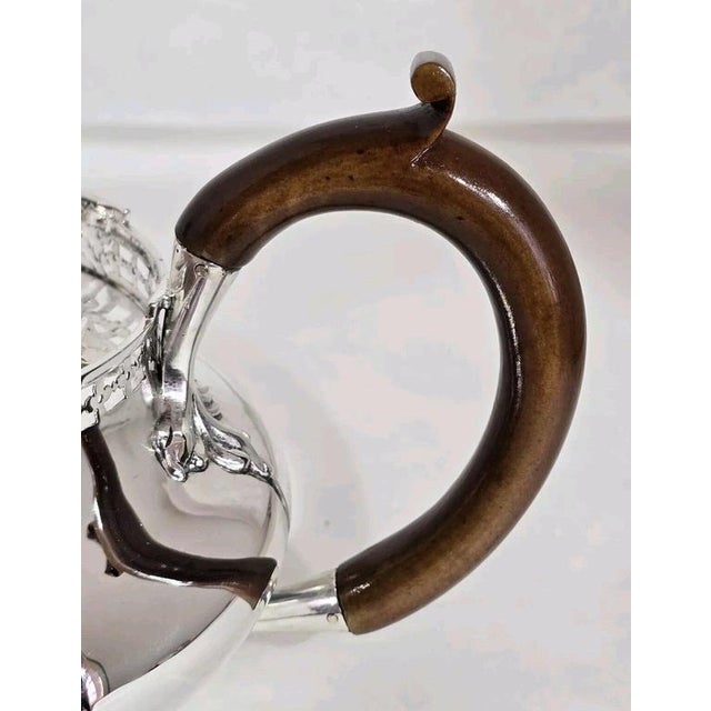 Antique English Sterling Silver Teapot, 1912 For Sale - Image 10 of 17