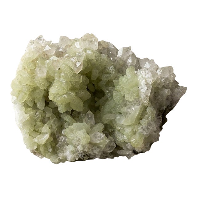 Prehnite and Quartz Specimen by Stillmantle For Sale