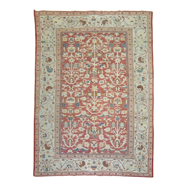 Fine Early 20th Century Antique Persian Sultanabad Carpet - 8'3" x 11'3" For Sale