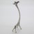 1980s Vintage Italian Handmade Genuine Silver Stylized Giraffe Figurine Miniature For Sale - Image 5 of 8