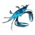 Vintage Patinated Metal Crab Figure For Sale
