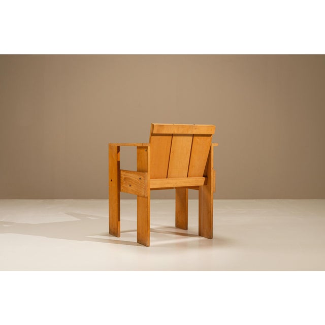 Crate Chair by Gerrit Rietveld for Cassina, the Netherlands, 1970s For Sale - Image 6 of 15