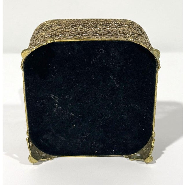 Early 20th Century Crystal Dresser Box For Sale - Image 4 of 7