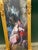 1970s French Louis XVI Gold Beech Fabric Frames 2pc For Sale - Image 15 of 18