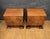 Wood Art Deco Nightstands with Figured Wood Veneer, 1940s, Set of 2 For Sale - Image 7 of 18
