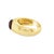 Tiffany & Co. Citrine Cabochon 18k Yellow Gold Dome Ring, Size 5 For Sale In Miami - Image 6 of 6
