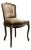 Louis XV Style Painted Side Chair With Floral Tapestry For Sale
