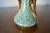 Turquoise 1950’s Mid-Century Modern Small Ceramic & 22k Gold Vase For Sale - Image 8 of 11