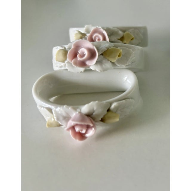 Traditional 1970s Kaiser Porcelain Napkin Rings - Set of 6 For Sale - Image 3 of 8