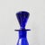 Blue Bottle and Glasses in Cobalt Blue attributed to Marinha Grande, 1950s, Set of 3 For Sale - Image 8 of 15