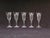 Early 20th Century Etched Glass Cordial Glasses - Set of Five For Sale - Image 5 of 16