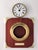 1970s Staiger Maritime Wall Clock in Brass and Wood, 1970s For Sale - Image 5 of 8