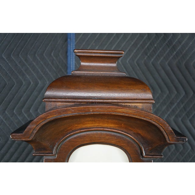 Vintage Chapman Federal Revival Mahogany Longcase Grandfather Case Clock Spain For Sale - Image 12 of 18