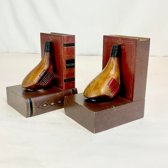 Vintage Americana Golf Club Bookends - A Pair For Sale - Image 6 of 9