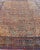 Classic Colorful Antique Large Lavar Kerman Rug in Salmon Background For Sale - Image 9 of 13