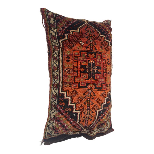 Set of 2 Early 20th Century Turkish Harput Rug Cushion Pillow Covers For Sale
