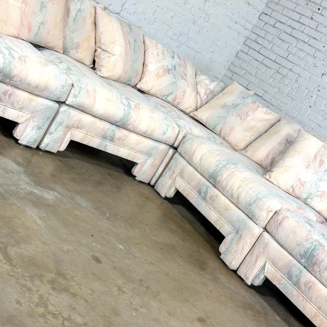 Late 20th Century Modern 5 Piece Modular Sectional Sofa Contemporary Classics Line by Drexel Heritage For Sale - Image 16 of 18