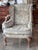 Traditional 1920s Needlepoint Upholstered Wingback Chair With Carved Cabriole Legs For Sale - Image 3 of 12