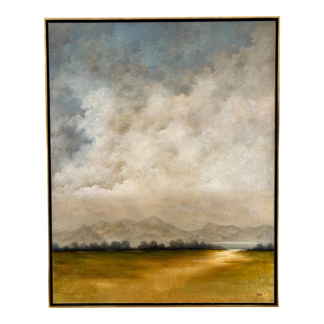 Contemporary Souls in Motion Painting by Jim Seitz (Framed) For Sale